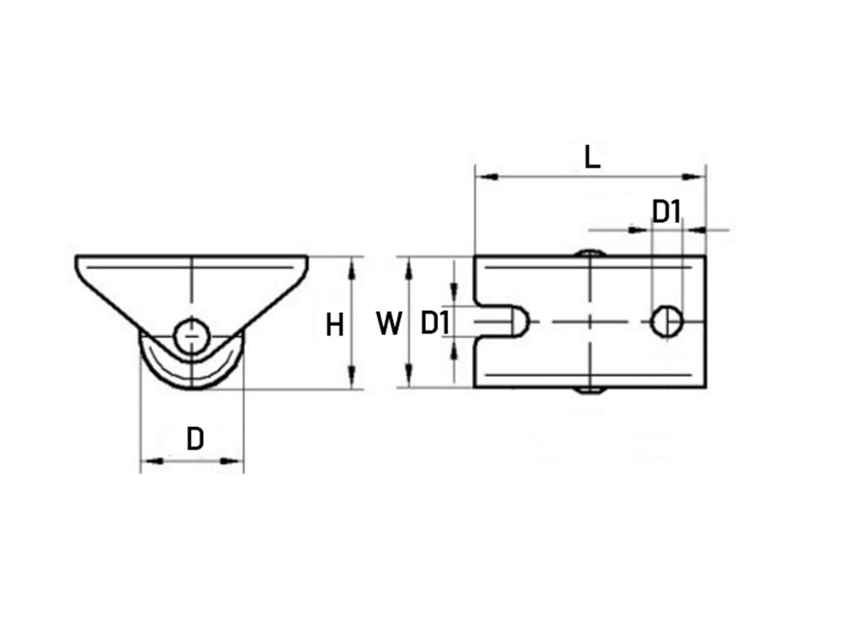 Buy Furniture Castor Fixed Plate Compacta