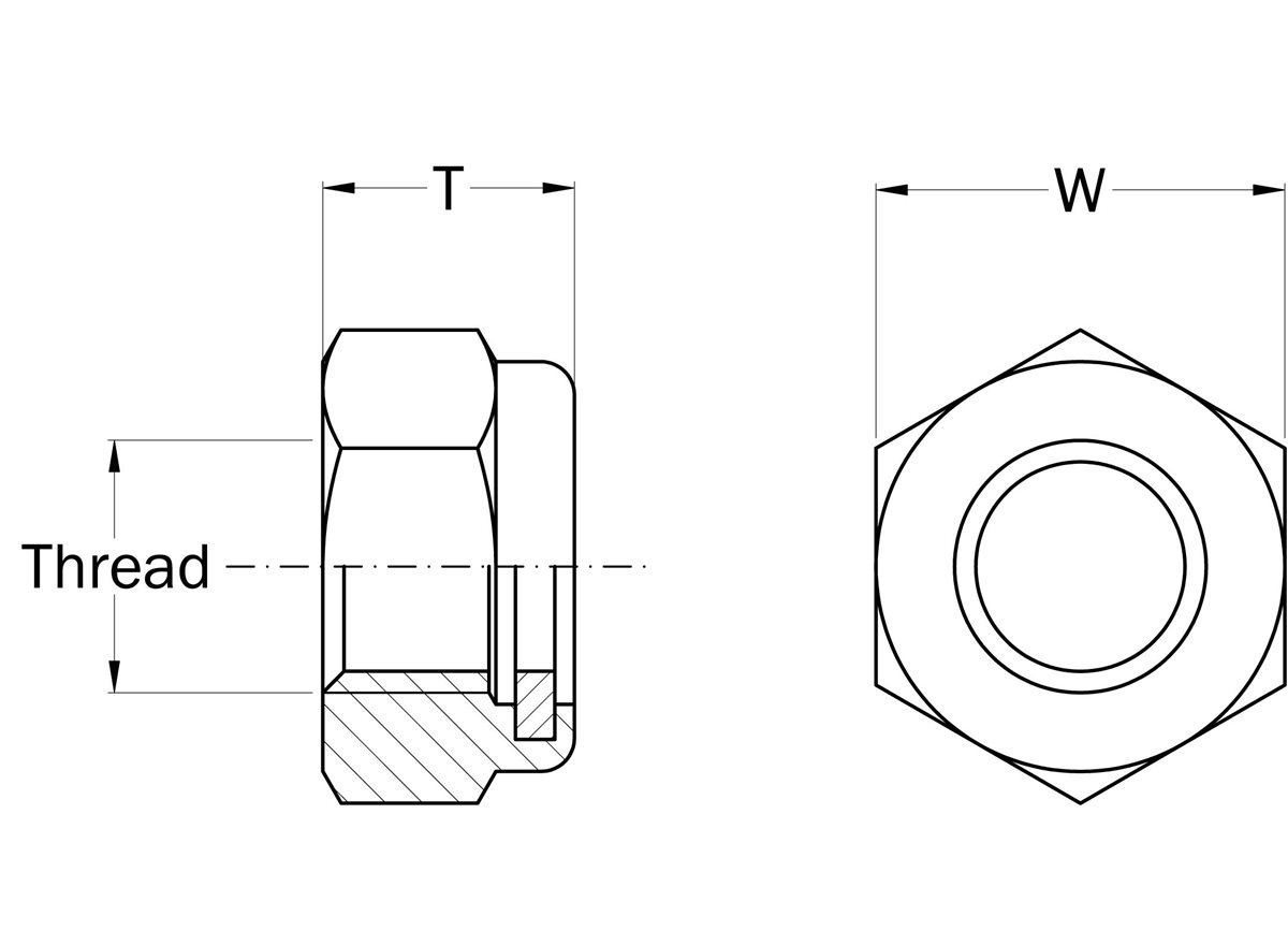 Buy Nyloc Nuts Components Direct